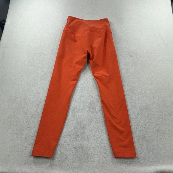 Beyond Yoga Leggings Womens Medium Orange Spacedye At Your Leisure High Waist - Picture 3 of 12